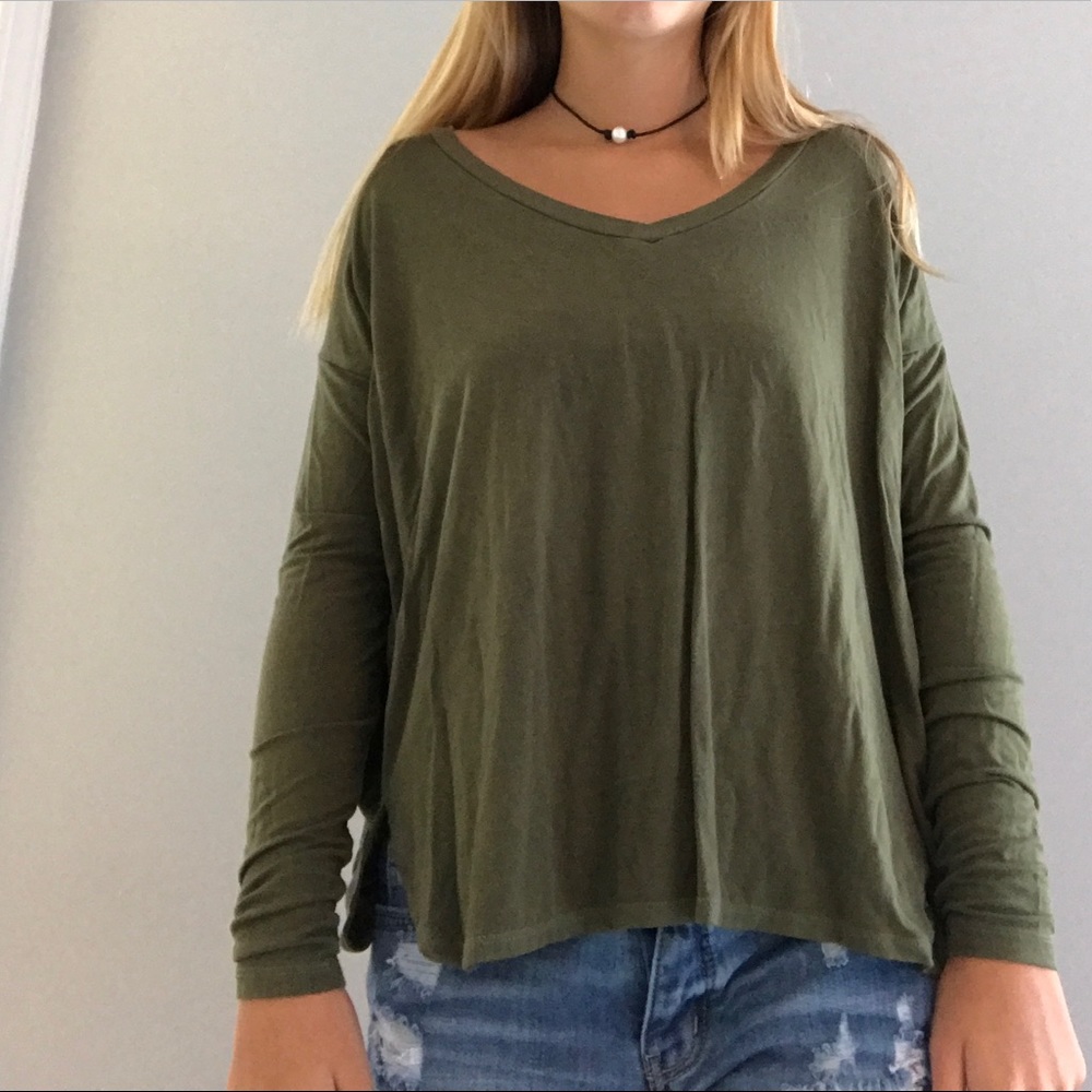 Army Green Soft & Sexy AEO Longsleeve